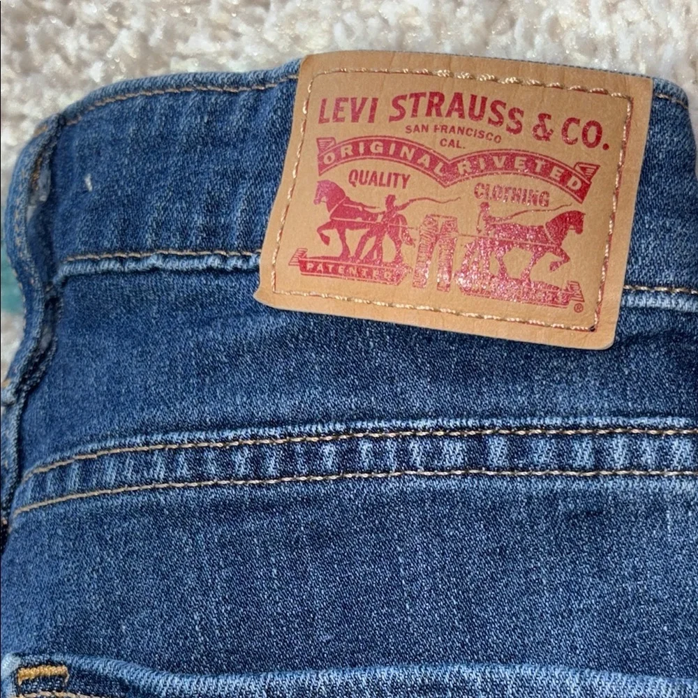 Levi’s 721 High-Rise Skinny Distressed Jeans Size 25 EUC - Picture 5 of 9